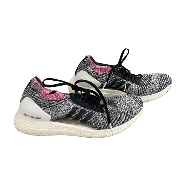 Adidas Ultra Boost Women's 8.5 Pink Breast Cancer Ribbon Knit Shoes - Picture 3 of 10